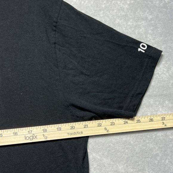 Peloton T-Shirt Mens XL X-Large Black Short Sleeve Crewneck Slim Athleisure - Picture 5 of 7